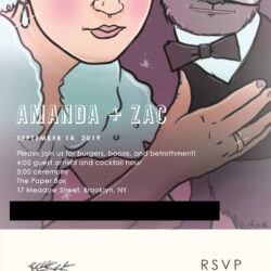brooklyn burger wedding on offbeat bride 38