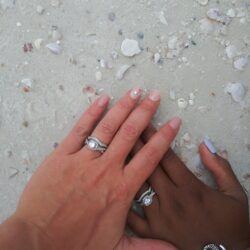 beach micro wedding on offbeat bride 12 - These brides traded their big plans for a barefoot beach micro-wedding beach micro wedding on offbeat bride 12