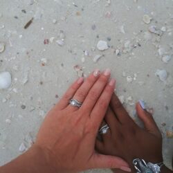beach micro wedding on offbeat bride 13 - These brides traded their big plans for a barefoot beach micro-wedding beach micro wedding on offbeat bride 13