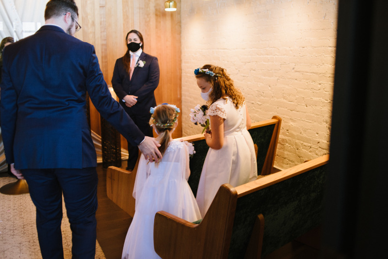 blended family non denominational wedding on offbeat bride 20