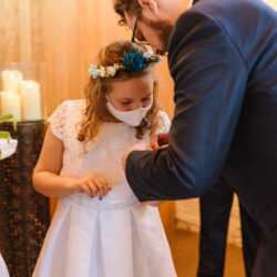 blended family non denominational wedding on offbeat bride 25