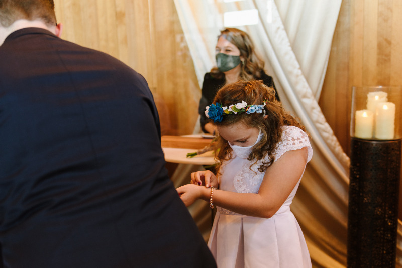 blended family non denominational wedding on offbeat bride 26