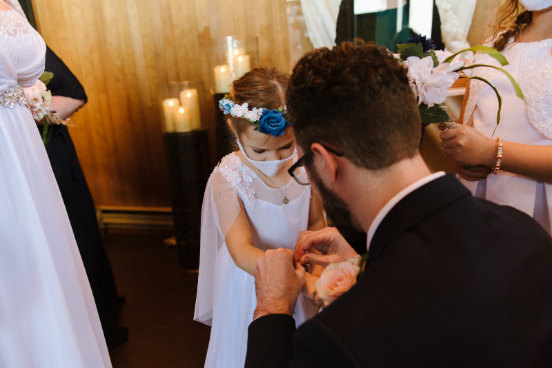 blended family non denominational wedding on offbeat bride 27