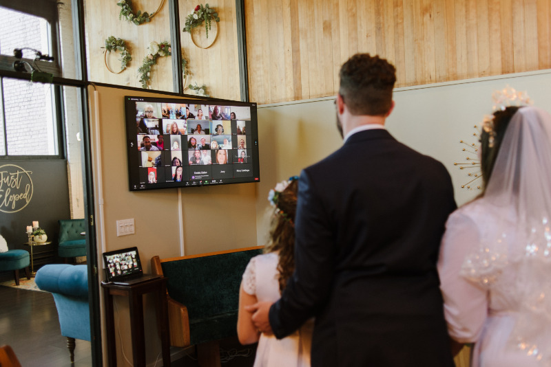 blended family non denominational wedding on offbeat bride 28