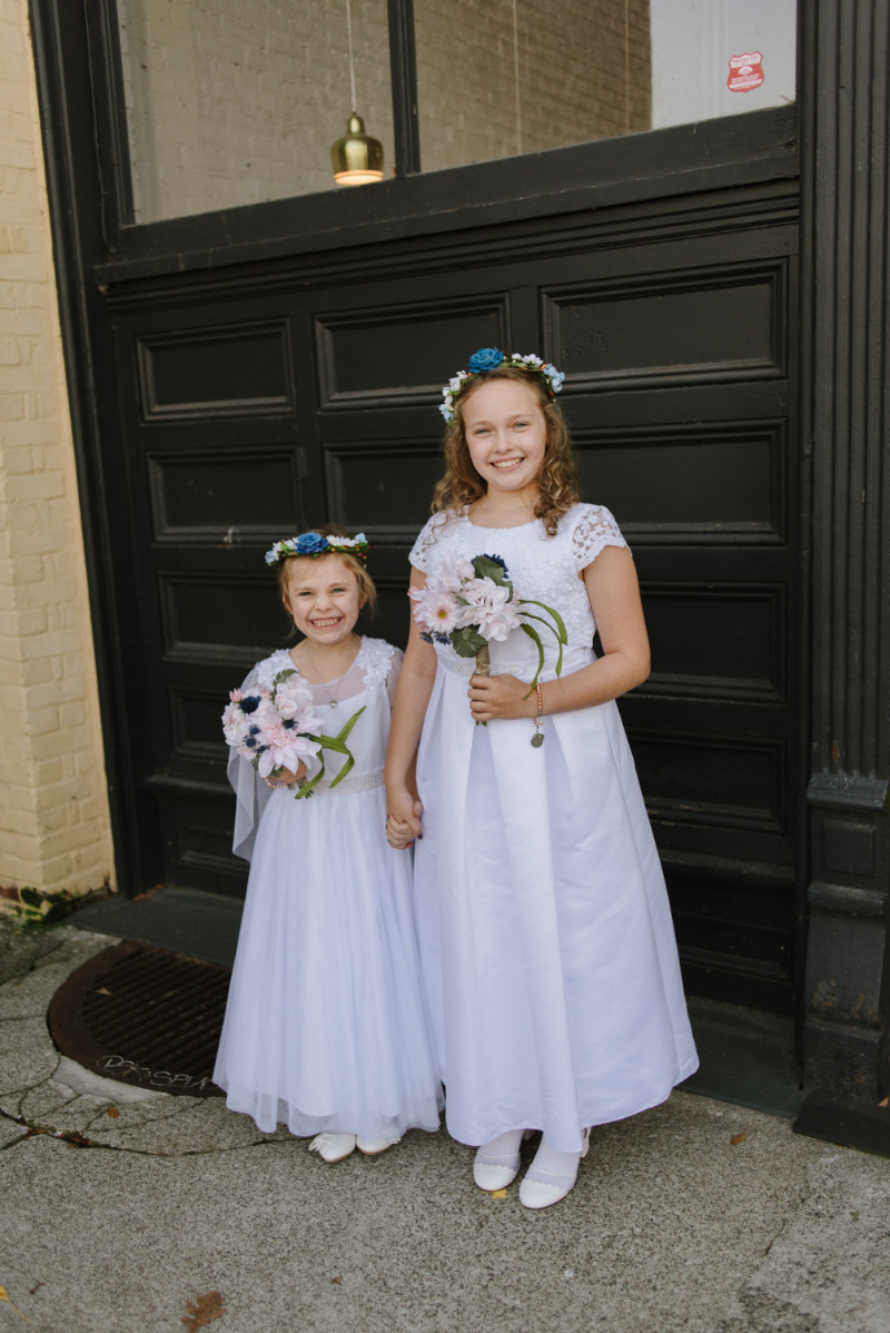 blended family non denominational wedding on offbeat bride 33