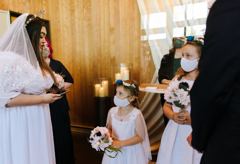 blended family non denominational wedding on offbeat bride 6