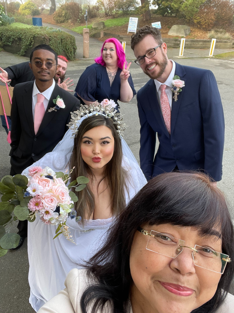 blended family non denominational wedding on offbeat bride 62