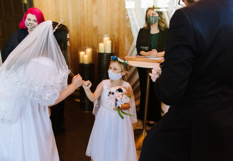 blended family non denominational wedding on offbeat bride 7