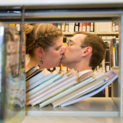 booklovers library wedding on offbeat bride 27 - A booklover's library wedding (with special appearances by Sonic the hedgehog) booklovers library wedding on offbeat bride 27