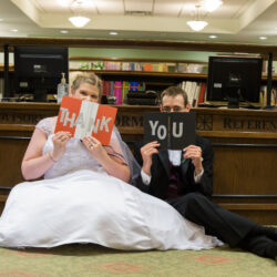 booklovers library wedding on offbeat bride 28 - A booklover's library wedding (with special appearances by Sonic the hedgehog) booklovers library wedding on offbeat bride 28