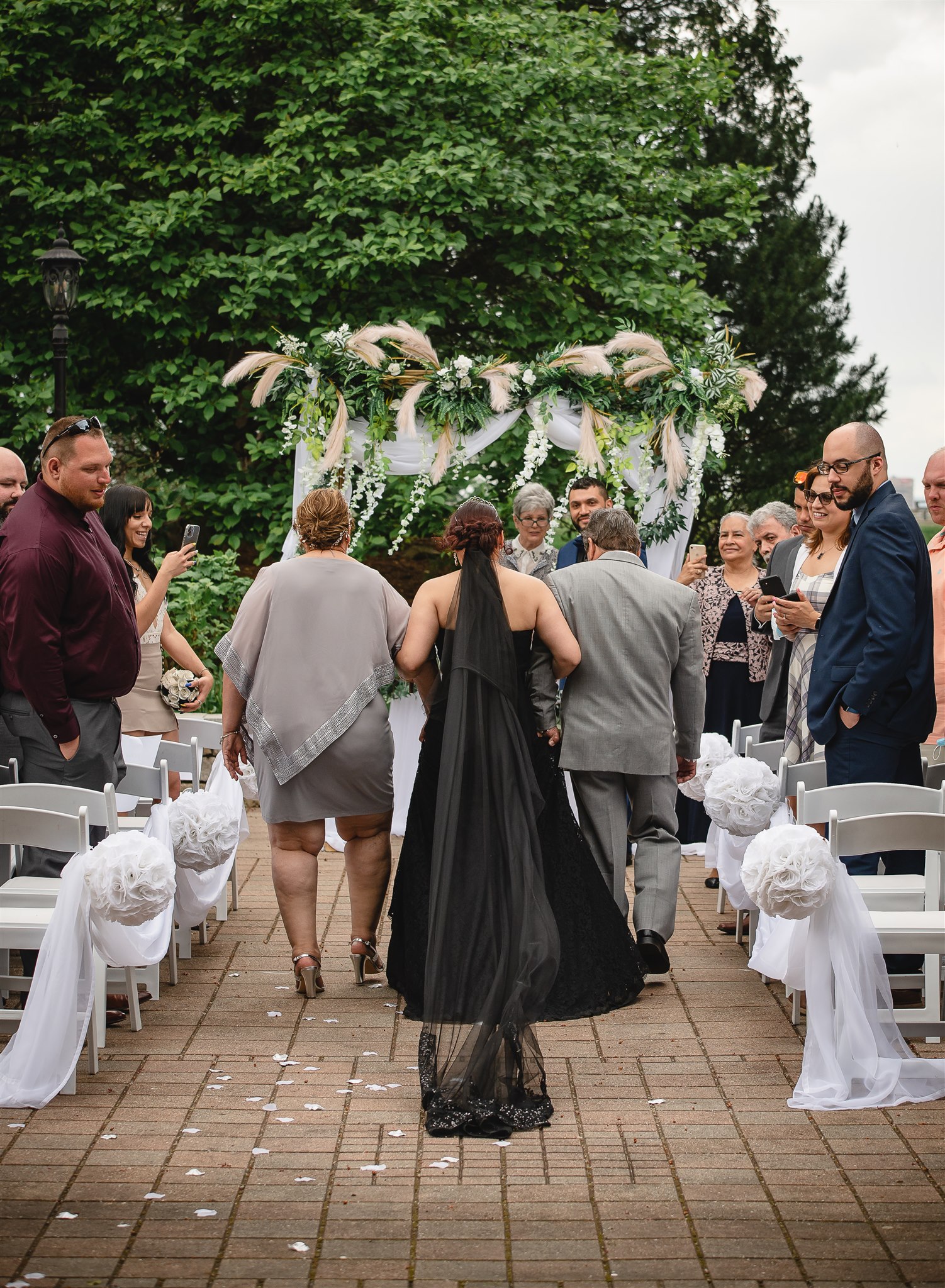 Bridesmaids in white photos by MA wedding photographer Emma Thurgood Photography as seen on offbeat bride 10