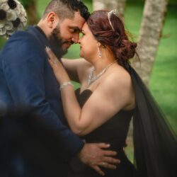 Bridesmaids in white photos by MA wedding photographer Emma Thurgood Photography as seen on offbeat bride 23 - When the bride's in a black wedding dress with bridesmaids in white! Bridesmaids in white photos by MA wedding photographer Emma Thurgood Photography as seen on offbeat bride 23