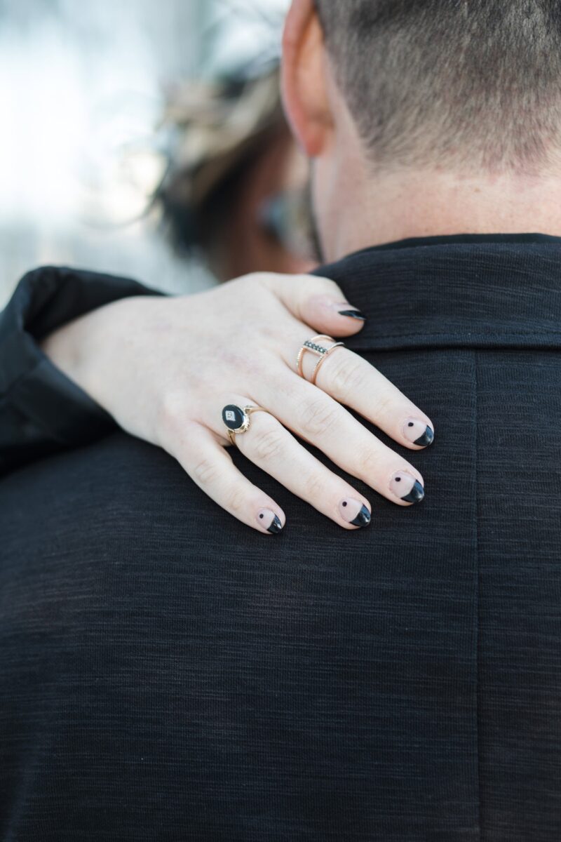 Til death black wedding dress photos by Nora Sandoval on Offbeat Bride 33