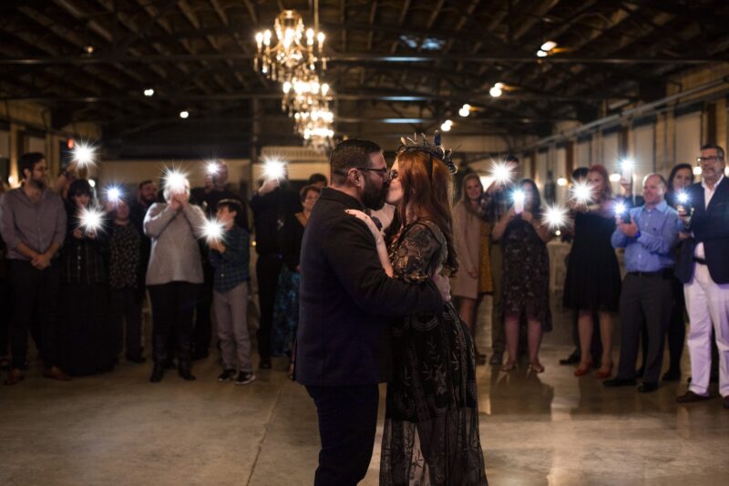 Til death black wedding dress photos by Nora Sandoval on Offbeat Bride 37