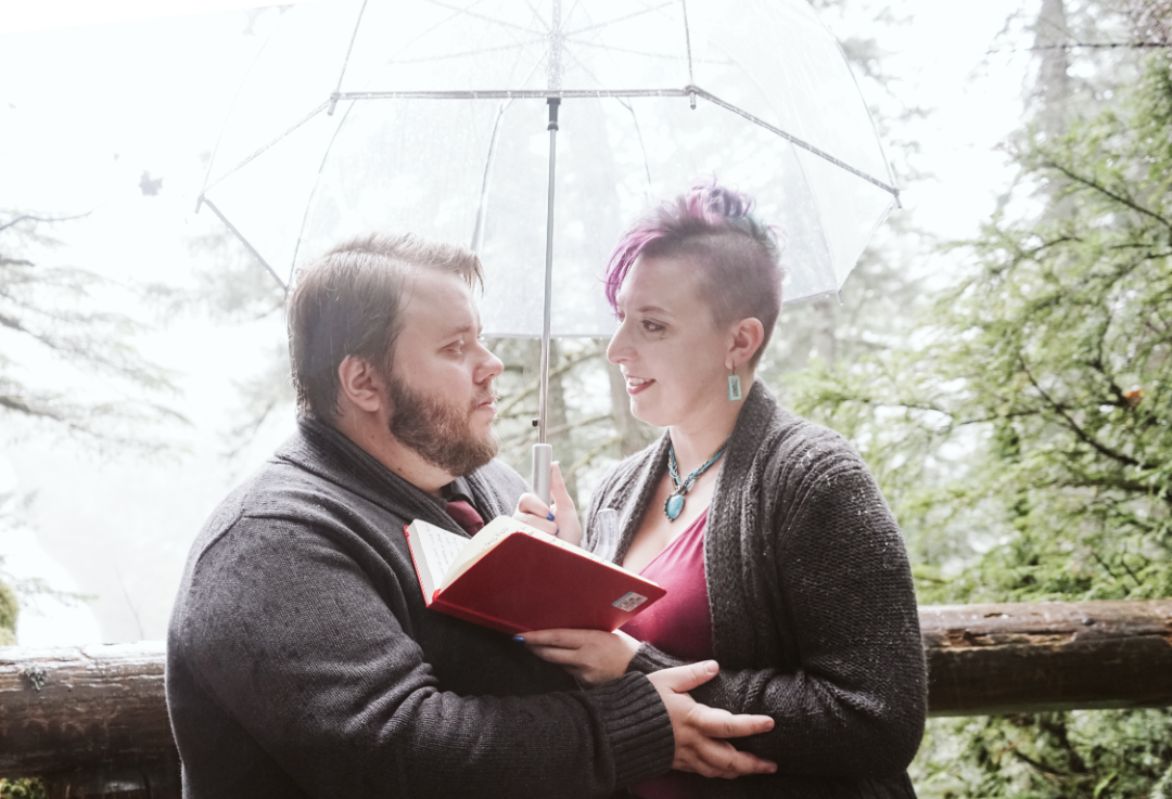Halloween Elopement on Offbeat Bride photos by Rachel Brookstein Photography 19