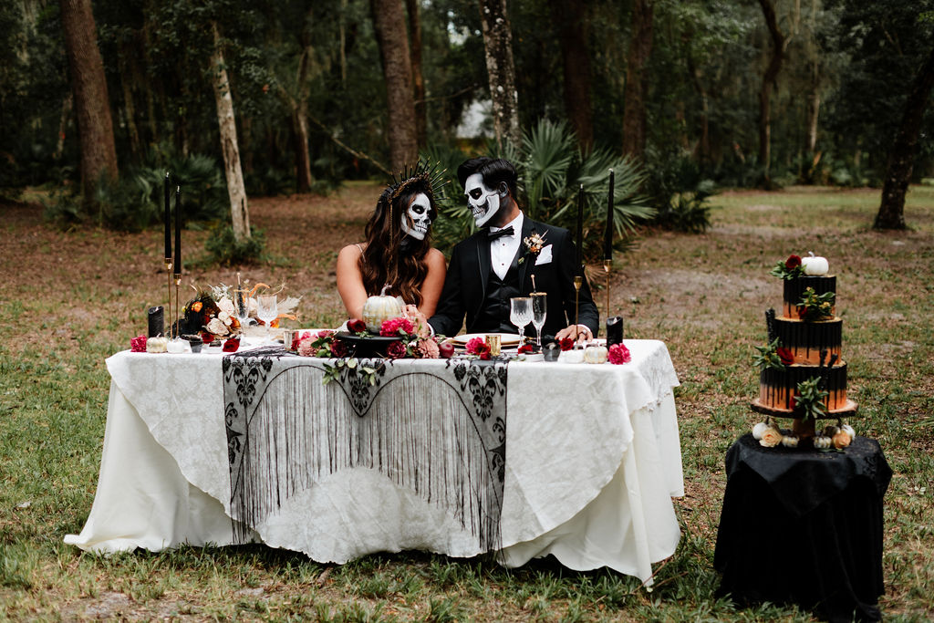 Halloween wedding ideas photos by Rock Your Rebellion as seen on Offbeat Bride 2