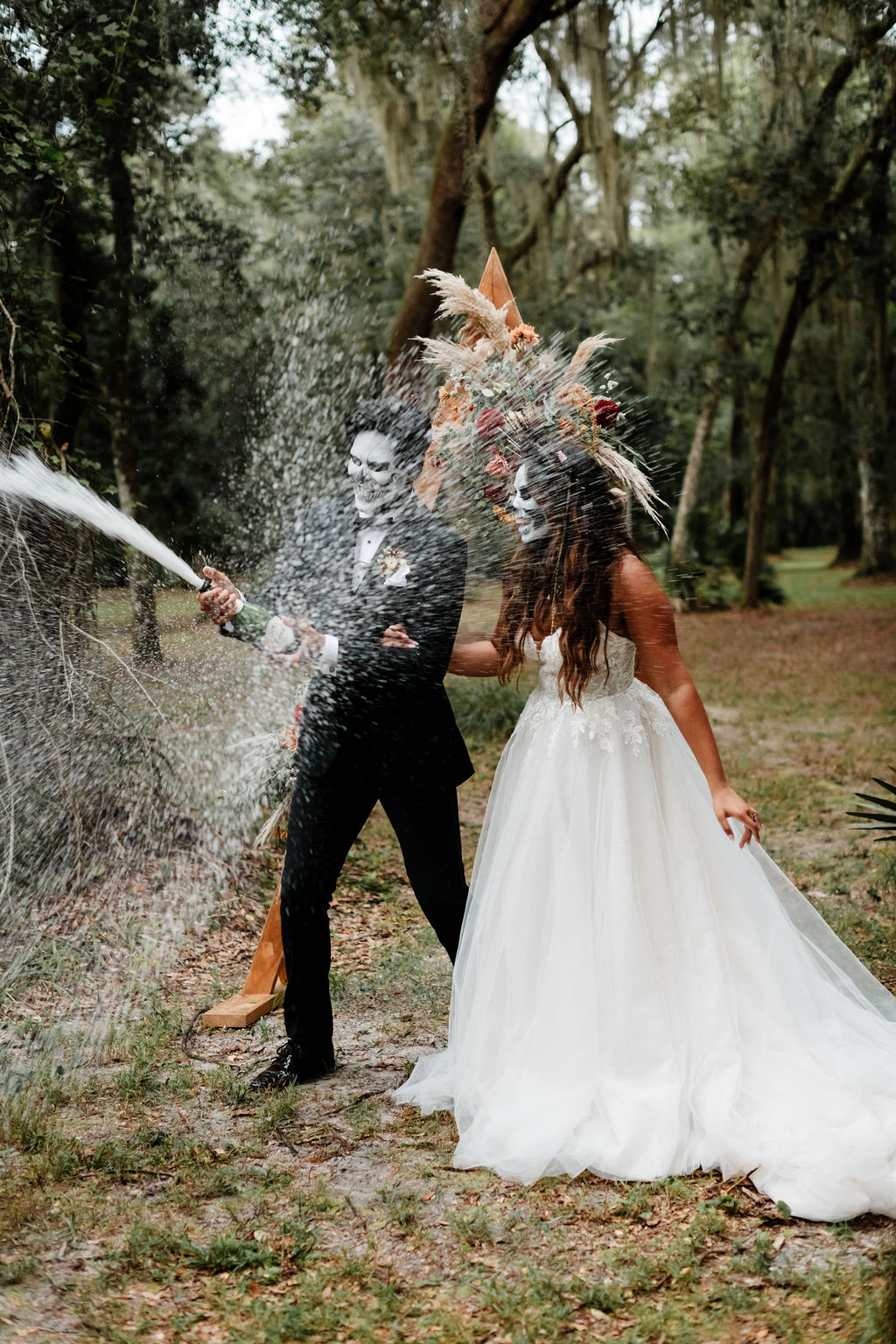 Halloween wedding ideas photos by Rock Your Rebellion as seen on Offbeat Bride 66