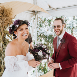 Rustic Fall Halloween Spooky Wedding Photography by Jocelyn Vassos2 - Rustic fall meets spooky in this COVID-safe Halloween wedding Rustic Fall Halloween Spooky Wedding Photography by Jocelyn Vassos2