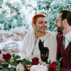Rustic Fall Halloween Spooky Wedding Photography by Jocelyn Vassos34 - Rustic fall meets spooky in this COVID-safe Halloween wedding Rustic Fall Halloween Spooky Wedding Photography by Jocelyn Vassos34