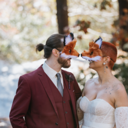 Rustic Fall Halloween Spooky Wedding Photography by Jocelyn Vassos35 - Rustic fall meets spooky in this COVID-safe Halloween wedding Rustic Fall Halloween Spooky Wedding Photography by Jocelyn Vassos35