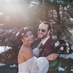 Rustic Fall Halloween Spooky Wedding Photography by Jocelyn Vassos43 - Rustic fall meets spooky in this COVID-safe Halloween wedding Rustic Fall Halloween Spooky Wedding Photography by Jocelyn Vassos43