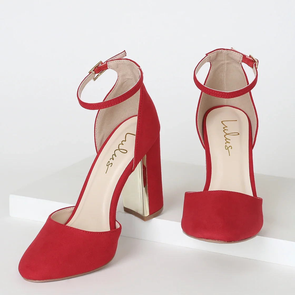 Share 168+ red ankle strap heels latest - esthdonghoadian