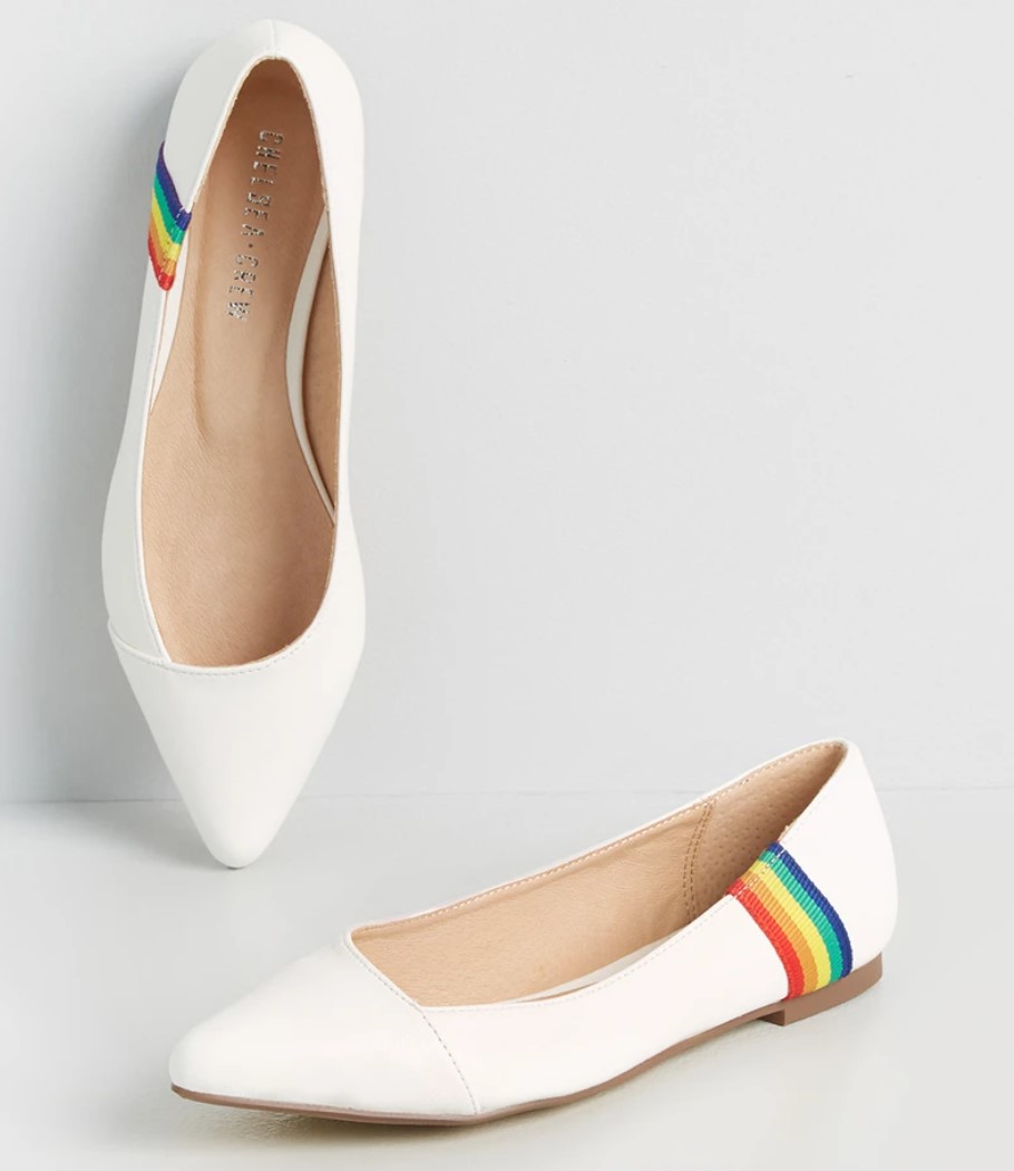 Rainbow flats from Chelsea Crew
