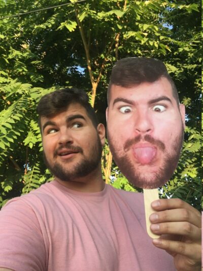 Custom Face Cut Out on a Stick / Photo Booth Prop