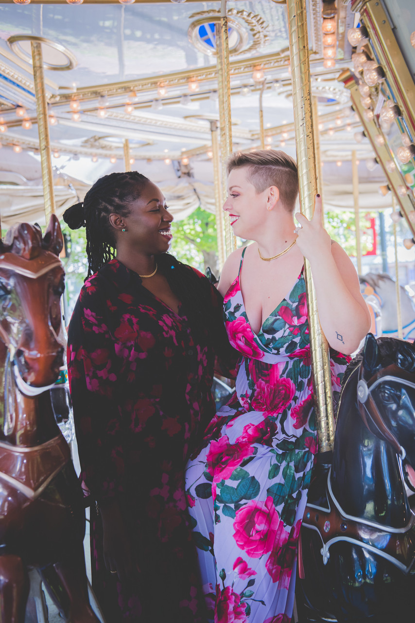 Carousel Engagement Shoot Photos by BeauMonde Originals3