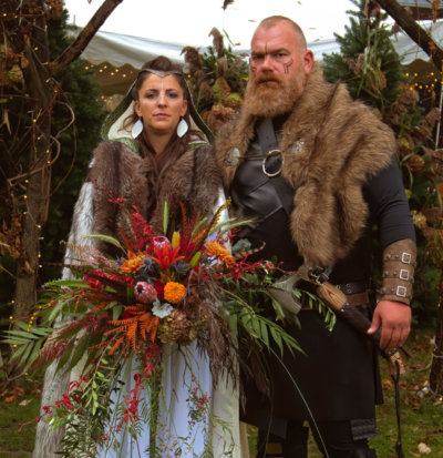 DIY Viking Wedding Photos by Molly Desrosiers12 e1639540745336 - This rainy DIY viking wedding was an epic success DIY Viking Wedding Photos by Molly Desrosiers12 e1639540745336