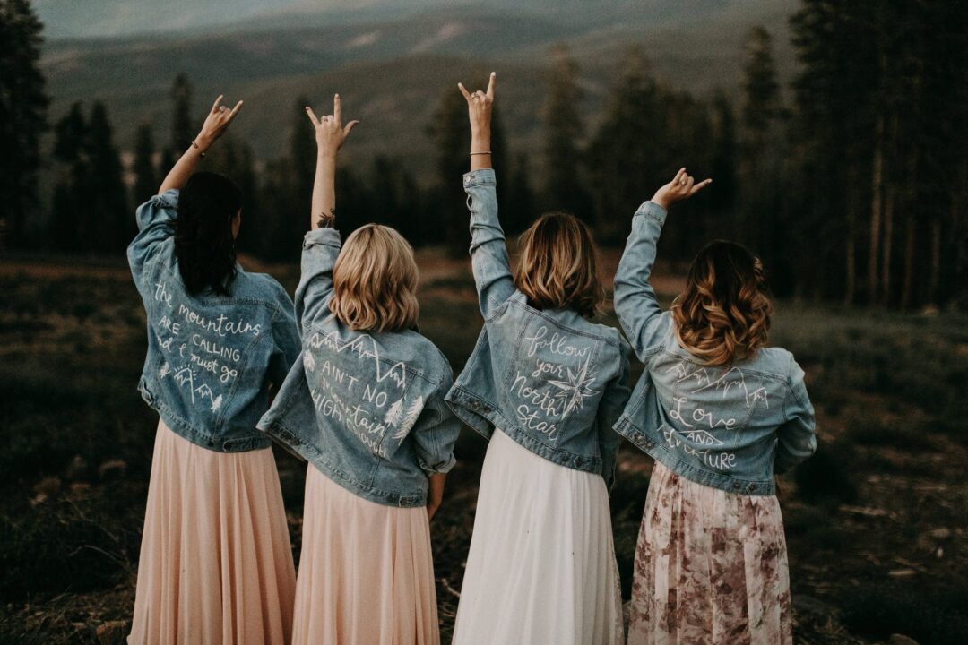 Handpainted Custom Wedding Jackets