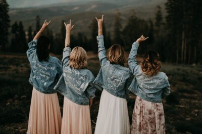 Handpainted Custom Wedding Jackets