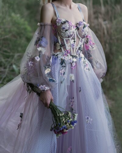 Lavender Mousse gown