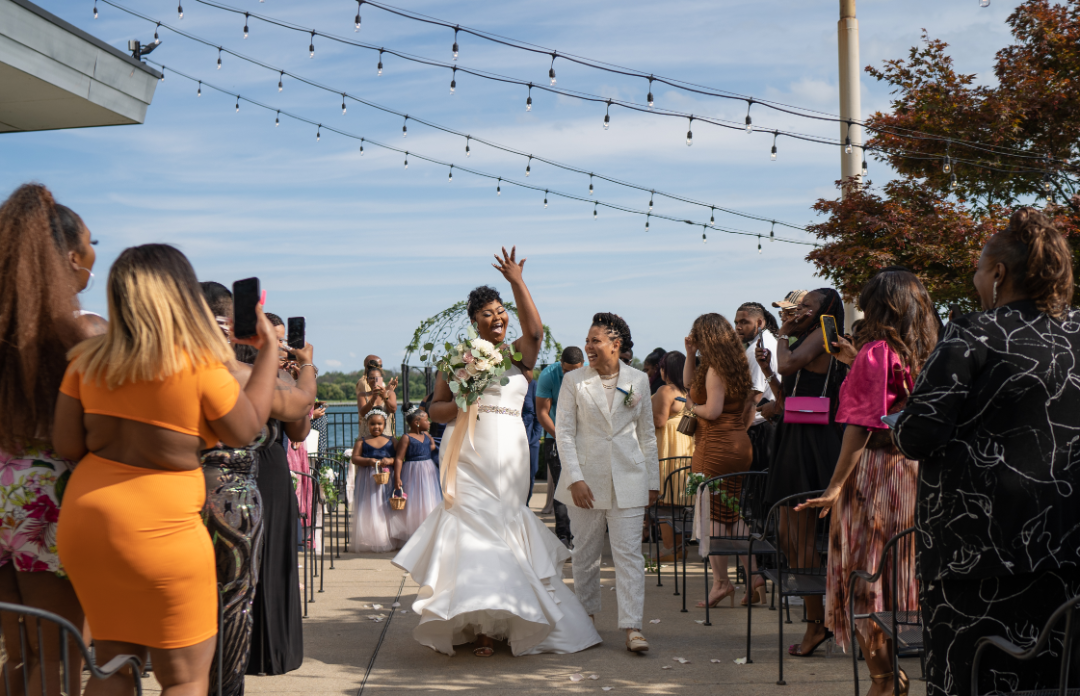 An Elegant Wedding Celebrating Black Lesbian Love • Offbeat Wed Was Offbeat Bride 