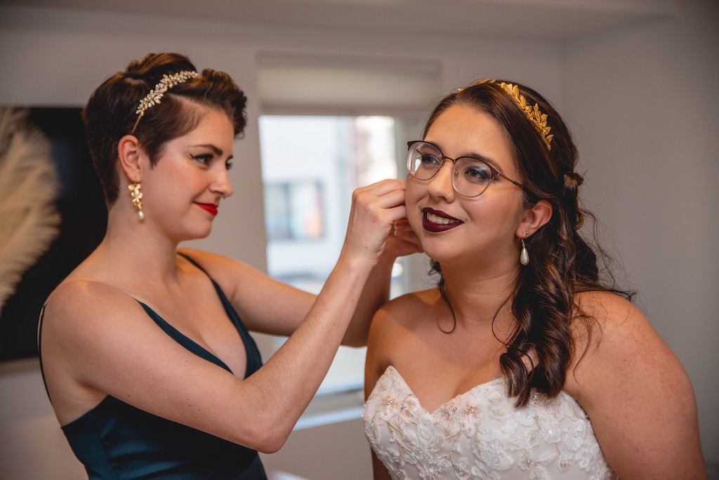 Books, love, and a lot of DIY at this queer wedding • Offbeat Wed (was Offbeat  Bride)