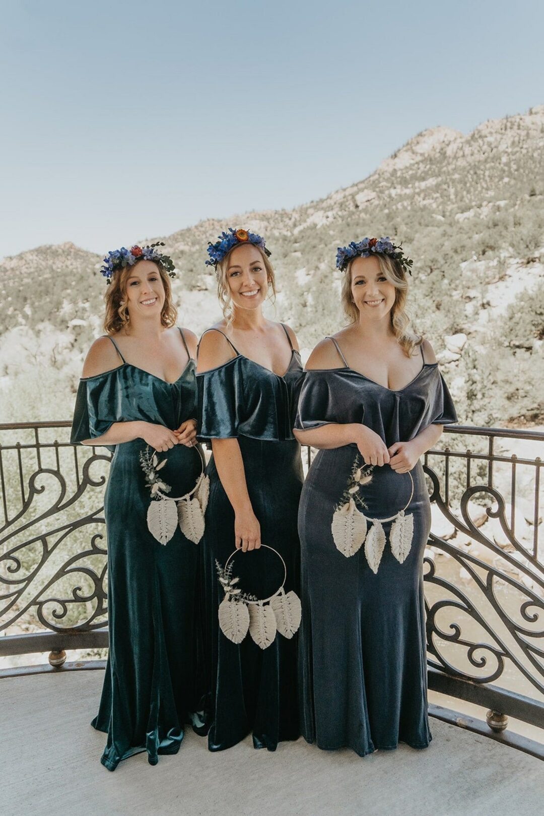 Bridesmaid Macrame Hoop