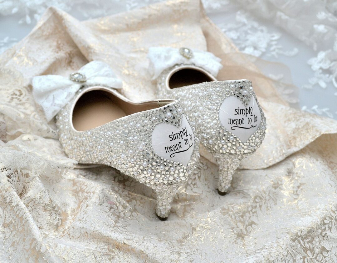 13 of Etsy's most blinged-out sparkly wedding shoes