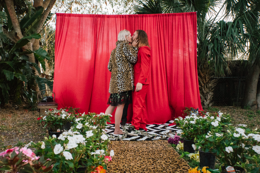 A $1k backyard costume wedding with a potluck and a pickled bride 1 from Offbeat Wed (formerly Offbeat Bride) Pickles Twin Peaks Costume Wedding Photos by Lauren Mitchell12 alternative wedding ideas from Offbeat Wed (formerly Offbeat Bride)