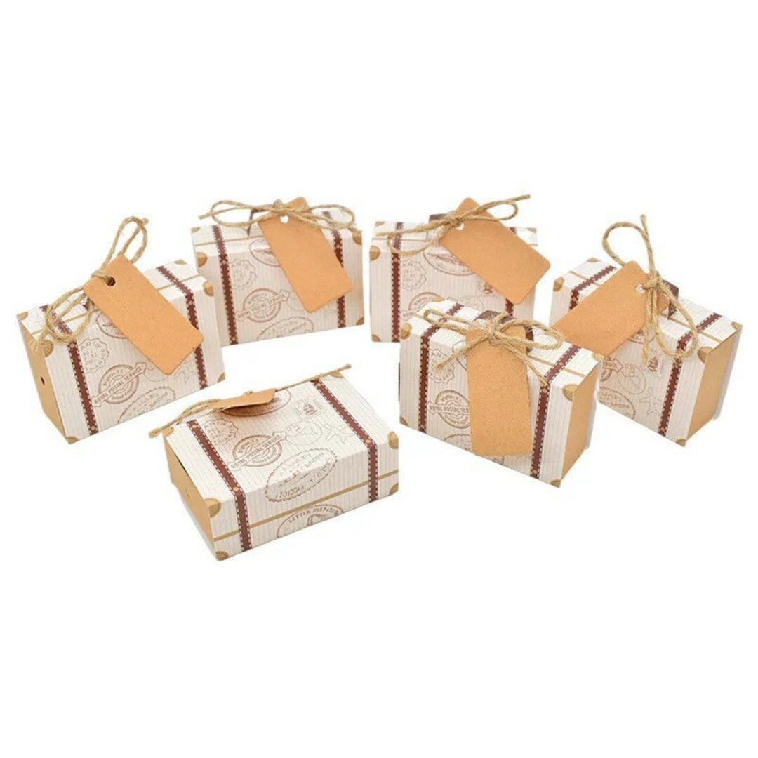 Suitcase Favor Boxes Wedding Party Favors Travel Favors