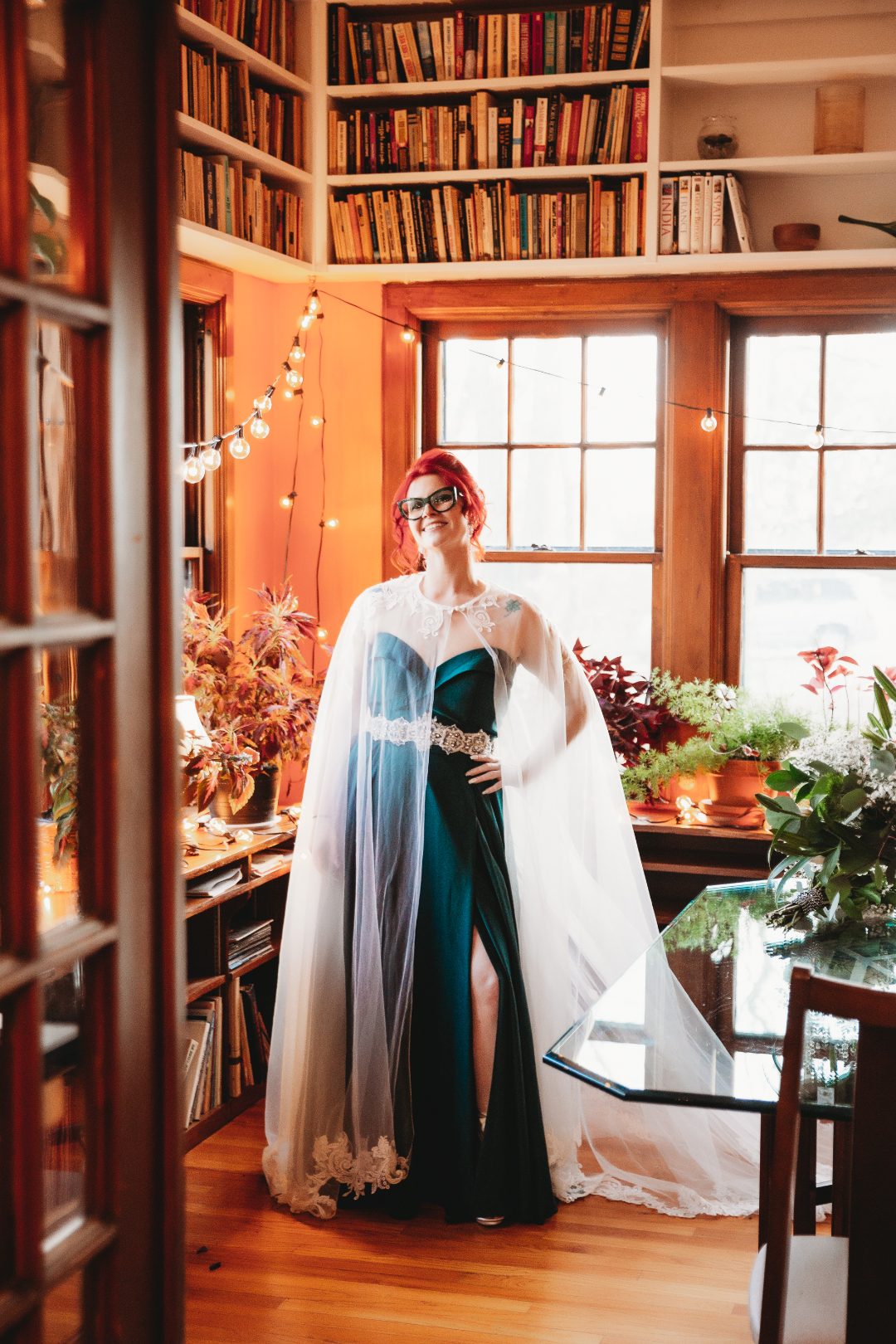 We love the green wedding dress at this alternative atheist wedding 5 from Offbeat Wed (formerly Offbeat Bride) green wedding dress atheist wedding photos by t houston3 alternative wedding ideas from Offbeat Wed (formerly Offbeat Bride)