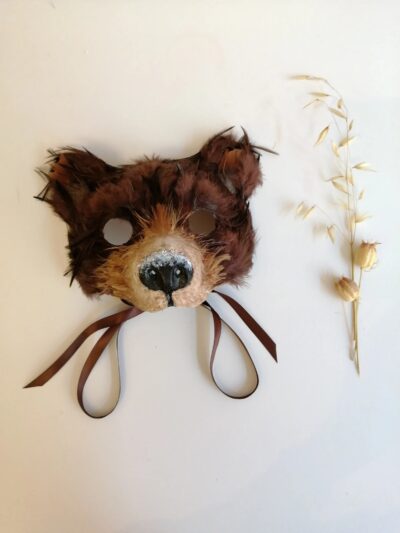 Luxury ring BEAR mask