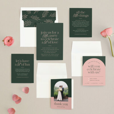 Little party big love microwedding invitations