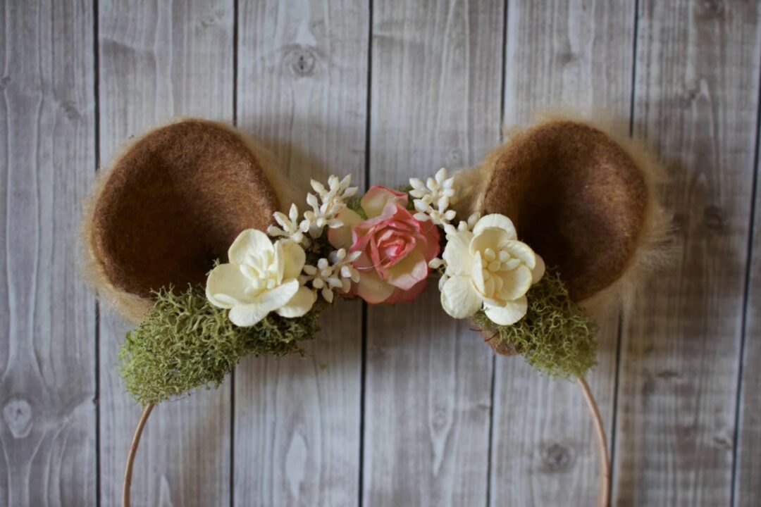 Ring BEAR headband for wedding