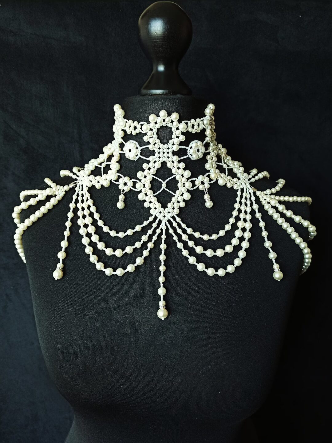 Gothic Statement Choker / Victorian Neck corset