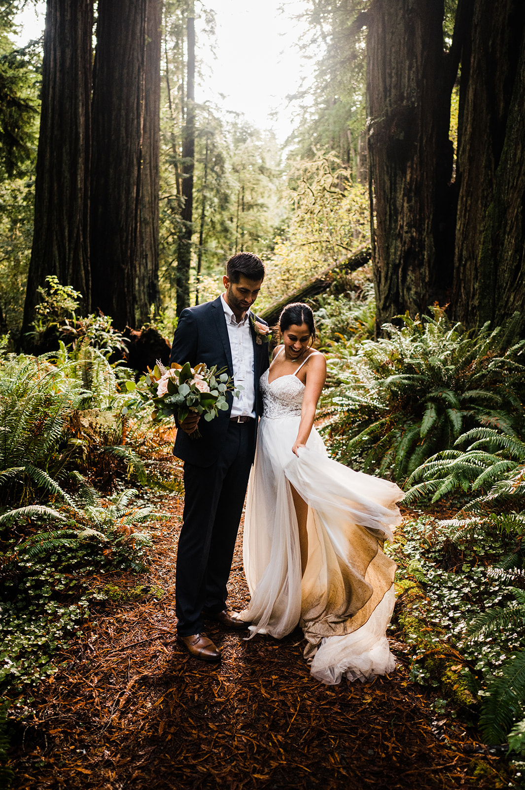 Hannah Matt Redwoods Elopement 17