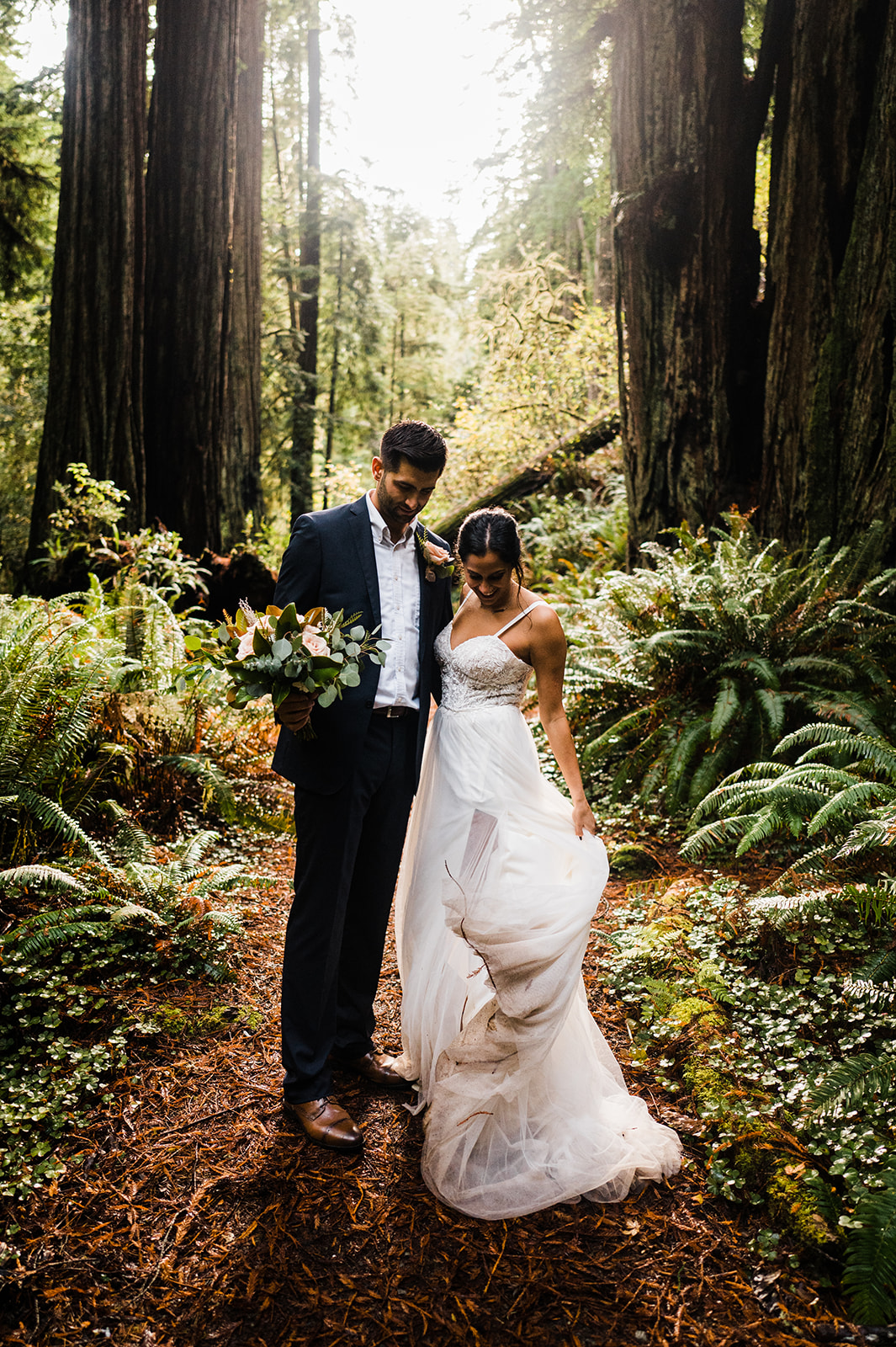 Hannah Matt Redwoods Elopement 18