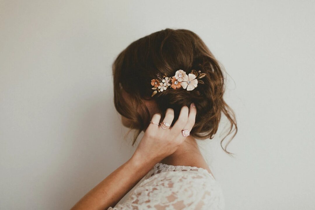 Au Printemps bridal hair comb