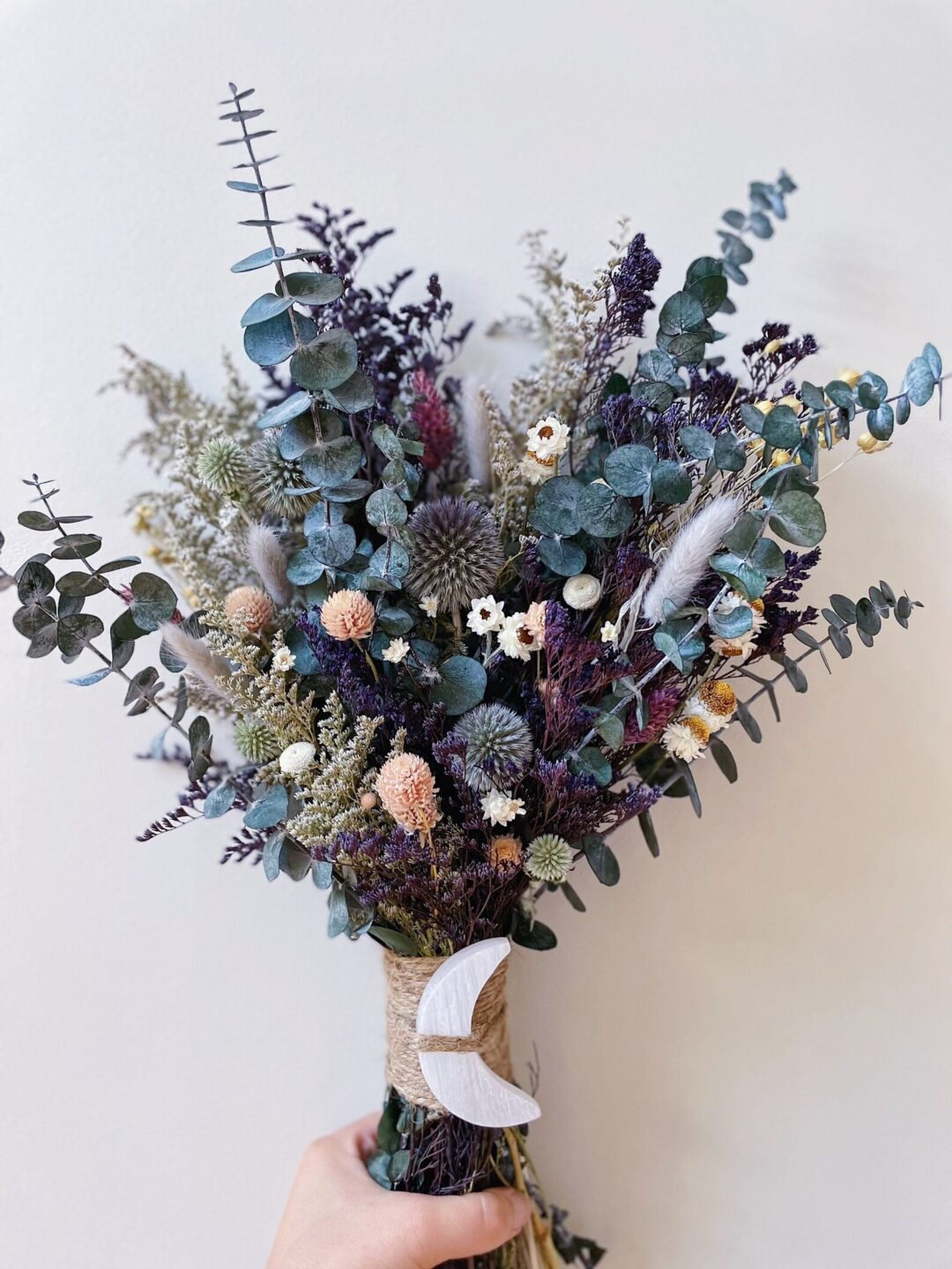 Blue Moon Dried Flower Bouquet