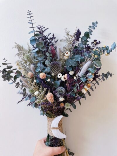 Blue Moon Dried Flower Bouquet