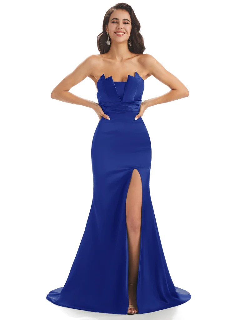 Buy Floor Length Trumpet Mermaid Sequin Dress, Royal Blue Wedding Dress,  Sequin Dress, Prom Dress Online in India - Etsy